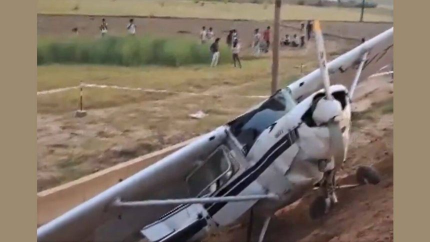 Cessna crash lands near Highway in UP; trainee pilot unhurt