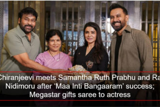 Chiranjeevi meets Samantha after 'MIB' success