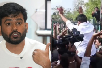 CJP founder Abhijeet Dipke slapped multiple times at Jaipur protest - Video