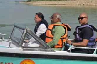 CM Dhami inspects arrangements for International Kayaking and Canoeing C'ship in Udham Singh Nagar