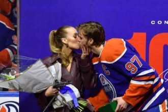 Connor McDavid of Edmonton Oilers NHL trade rumors grow after wife Lauren Kyle McDavid visit Montreal