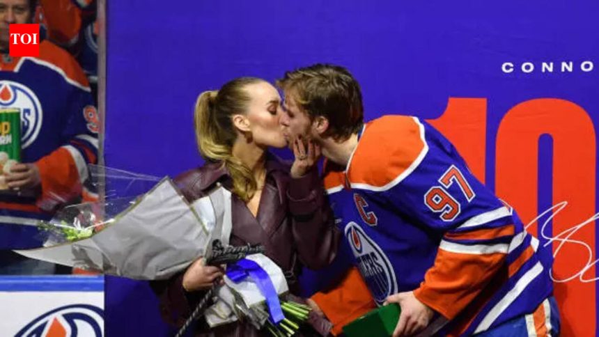 Connor McDavid of Edmonton Oilers NHL trade rumors grow after wife Lauren Kyle McDavid visit Montreal