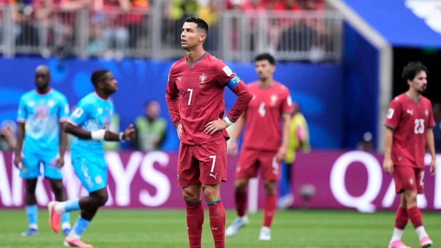 Cristiano Ronaldo becomes oldest outfield player to start a World Cup game