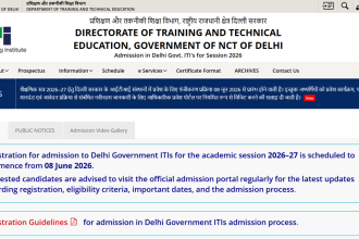 Delhi ITI admission 2026: Registration begins today at itidelhi.admissions.nic.in, check how to apply