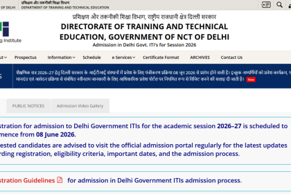 Delhi ITI admission 2026: Registration begins today at itidelhi.admissions.nic.in, check how to apply