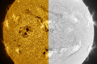 Did you know that the Sun looks yellow from Earth but is actually white in space
