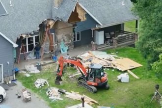Drunk US man demolishes family home after wife says marriage is over: 'If it’s over...'