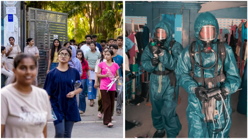 Evening news wrap: NEET-UG re-exam concludes for 22 lakh candidates; ammonia gas leak kills 7 workers in Tamil Nadu & more
