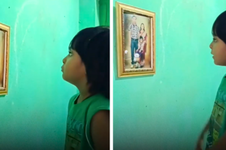 “Everyone has a father, but you died drinking alcohol”: Little girl’s innocent conversation with her dead father is an