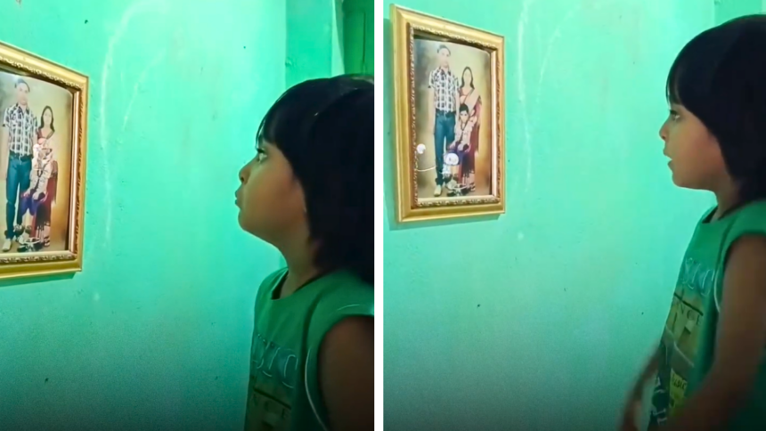 “Everyone has a father, but you died drinking alcohol”: Little girl’s innocent conversation with her dead father is an