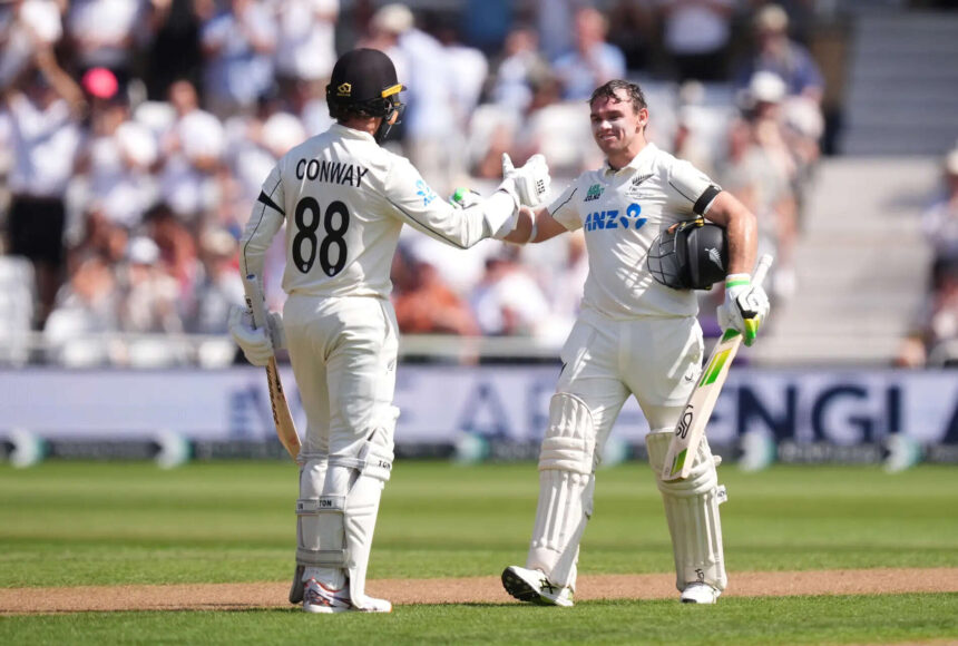 First in 96 years! Latham-Conway script history with record stand as NZ punish ENG
