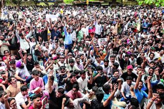 Founder lands, CJP holds its first protest in capital