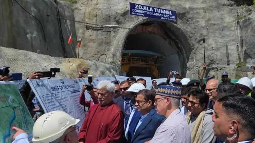 Gadkari sets off final ‘breakthrough’ blast in Zoji La tunnel, signals early completion