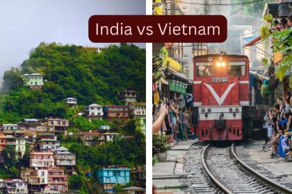 He planned an Indian holiday then compared the costs and booked Vietnam instead; the price comparison is hard to ignore