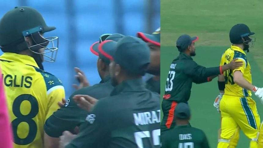 Heated! Rana angers Inglis with fiery send-off during 1st ODI - Watch