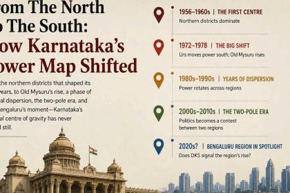 How Karnataka’s political capital moved across the state