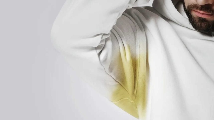 How to remove yellow sweat stains