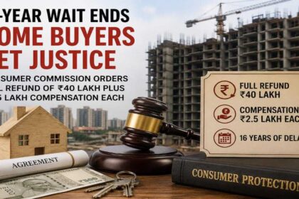 In landmark consumer ruling, home buyers win full ₹40 lakh refund and compensation after 16 years without a home