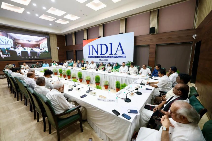 INDIA bloc holds key meeting: Rahul Gandhi, Mamata Banerjee, Akhilesh Yadav among top leaders present; DMK stays away