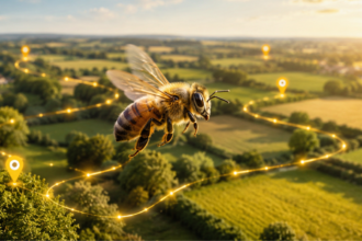 Invisible Highways: Every honey bee has its own GPS-like route and follows it with unbelievable precision