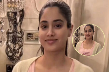 Janhvi's nightsuit with 'Return to Shikhar' caption goes viral