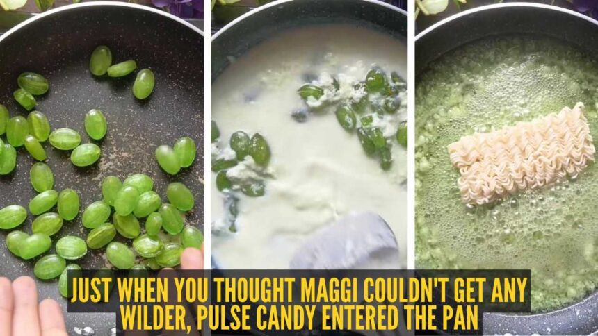Just when you thought Maggi couldn't get any wilder, Pulse Candy entered the pan; internet says, ‘Maggi ke saath atyachar h