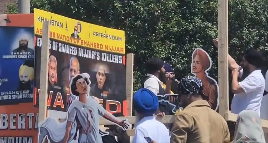 Khalistanis flags, Indira Gandhi assassination tableau on display at Sikh parade in Canada
