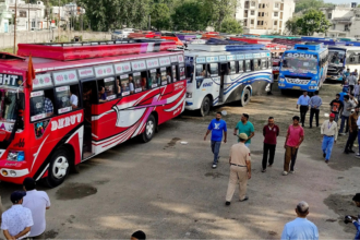 Kheer Bhawani yatra begins; 8,500 pilgrims in 214 buses leave Jammu