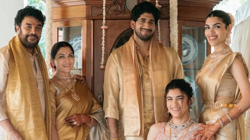 Khushbu shares first wedding pictures of Avantika-Shravan