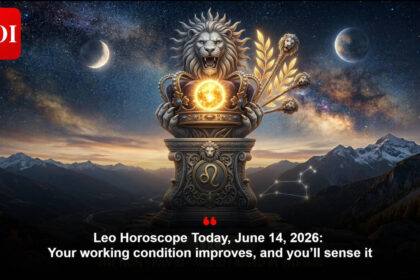 Leo Horoscope Today, June 14, 2026: Your working condition improves, and you’ll sense it