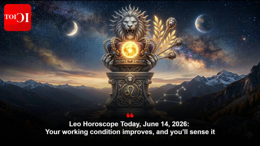 Leo Horoscope Today, June 14, 2026: Your working condition improves, and you’ll sense it