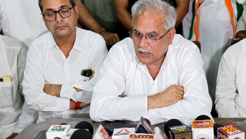 'Looting in name of Ram': Bhupesh Baghel attacks government over schools, farmers and Ram temple donations