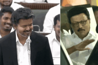 Massive showdown in Tamil Nadu assembly: CM Vijay targets DMK, mimics Stalin; opposition walks out