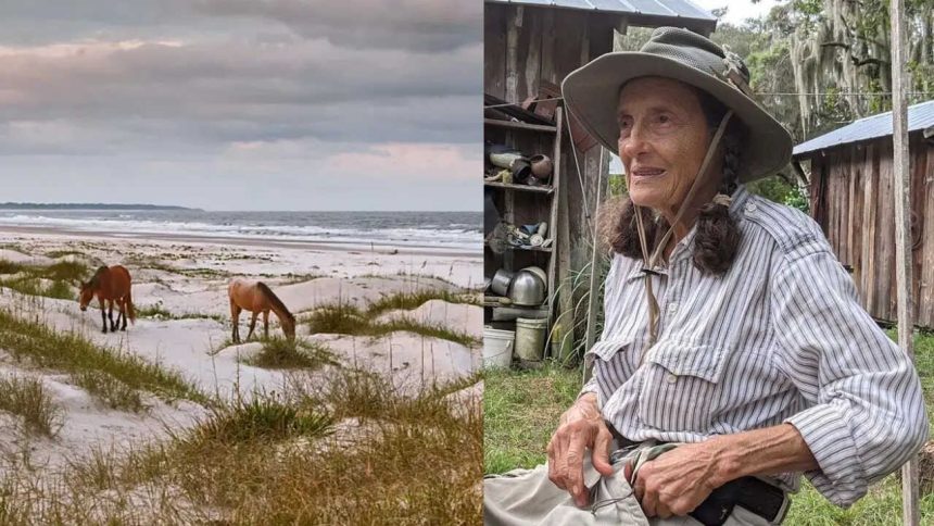 Meet Carol Ruckdeschel: The 84-year-old woman who chose to live alone on a wild island filled with snakes, horses and devoted