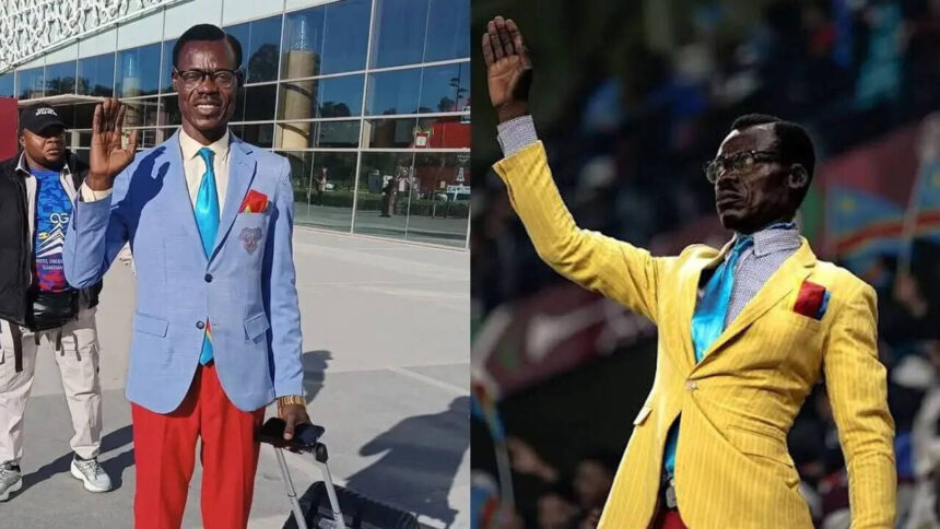 Meet football fan who stands like a statue for 90 minutes