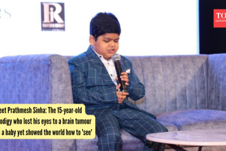 Meet Prathmesh Sinha: The 15-year-old prodigy who lost his eyes to a brain tumour as a baby yet showed the world how to 'see'