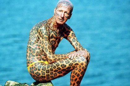 Meet Tom Leppard: The world's most tattooed man who lived alone in a remote Scottish hut for 20 years with no electricity or