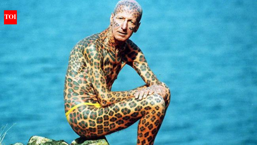 Meet Tom Leppard: The world's most tattooed man who lived alone in a remote Scottish hut for 20 years with no electricity or