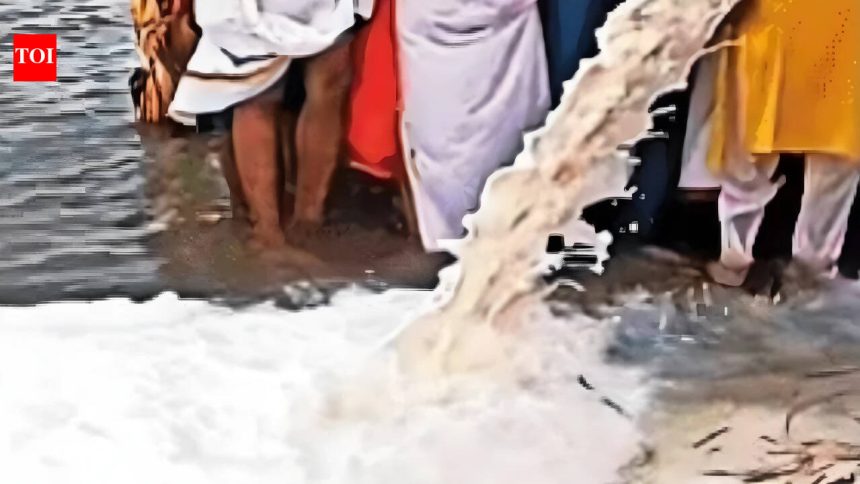 Milk poured into river is a pollutant, experts warn it reduces Oxygen, threatens fish and ecology