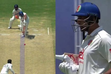 Mohd Saleem walks off without review as animated scenes unfold near Afghan dugout