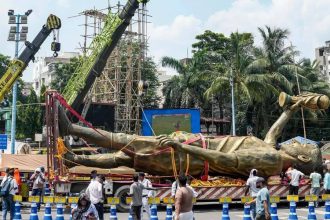 Months after Lionel Messi unveiled it, Kolkata takes down his 70-foot statue; here's why