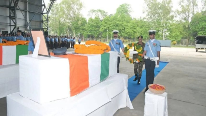 Mortal remains of AN-32 crash victims from Jorhat sent to their native places by IAF