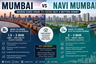 Mumbai vs Navi Mumbai: Where does your ₹2 crore buy a better home?
