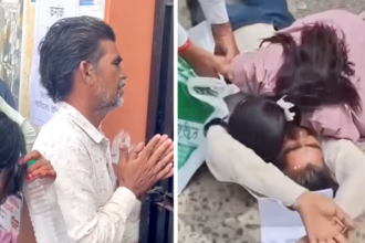 "My daughter will lose...": Father cries outside NEET re-exam centre after daughter misses the gate by 2 minutes; what happen