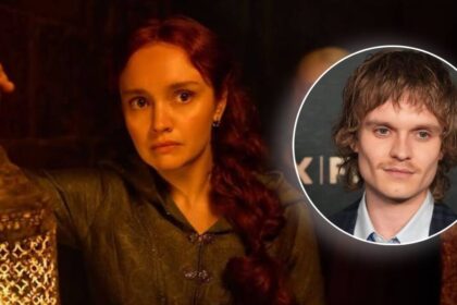 Olivia Cooke, 32, plays mother to 31-year-old Tom Glynn-Carney
