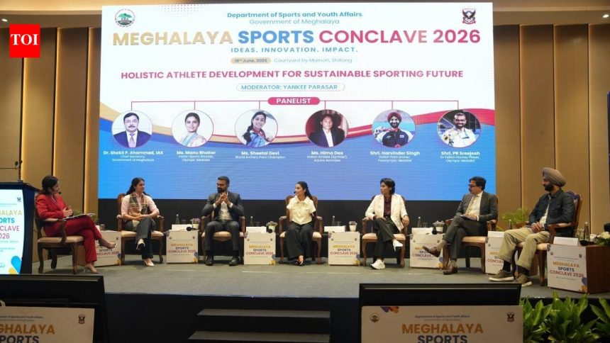 Olympic and Paralympic champions inspire regional youth to defy the odds at the Meghalaya Sports Conclave