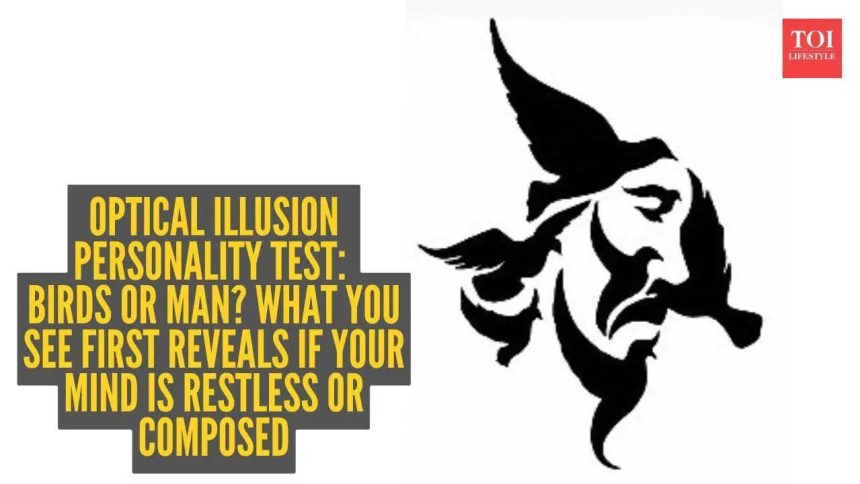 Optical illusion personality test: Birds or man? What you see first reveals if your mind is restless or composed