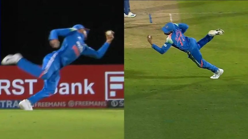 Outstanding! Gill takes one-handed blinder in 1st ODI - Watch