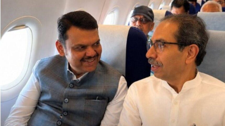 'Political rivals, not enemies': BJP plays down Fadnavis, Uddhav travelling on same flight