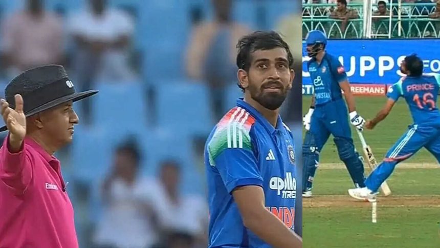 Prince Yadav's dream debut turns sour as maiden ODI wicket is ruled no-ball